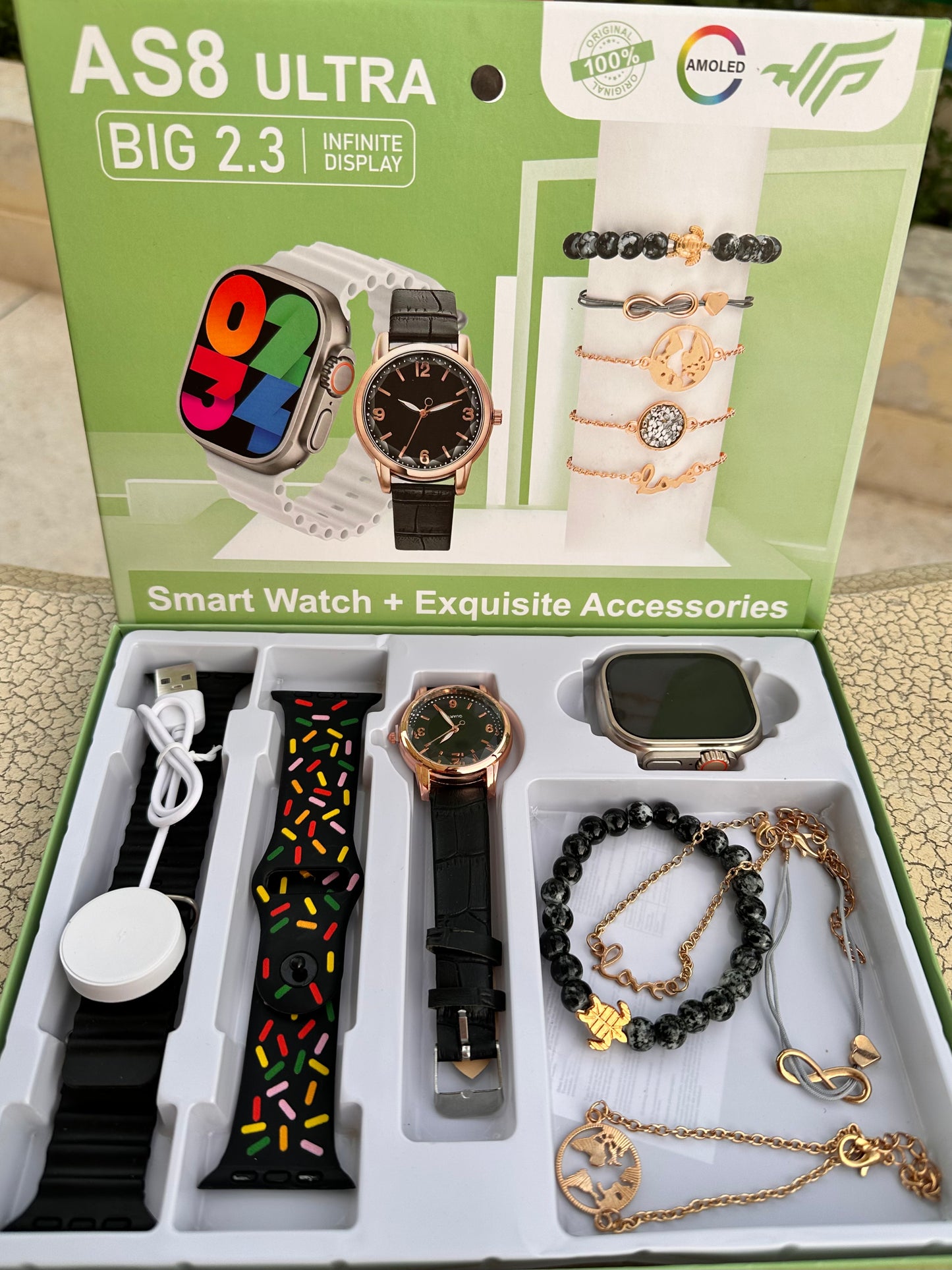 AS8 Ladies Smartwatch Combo