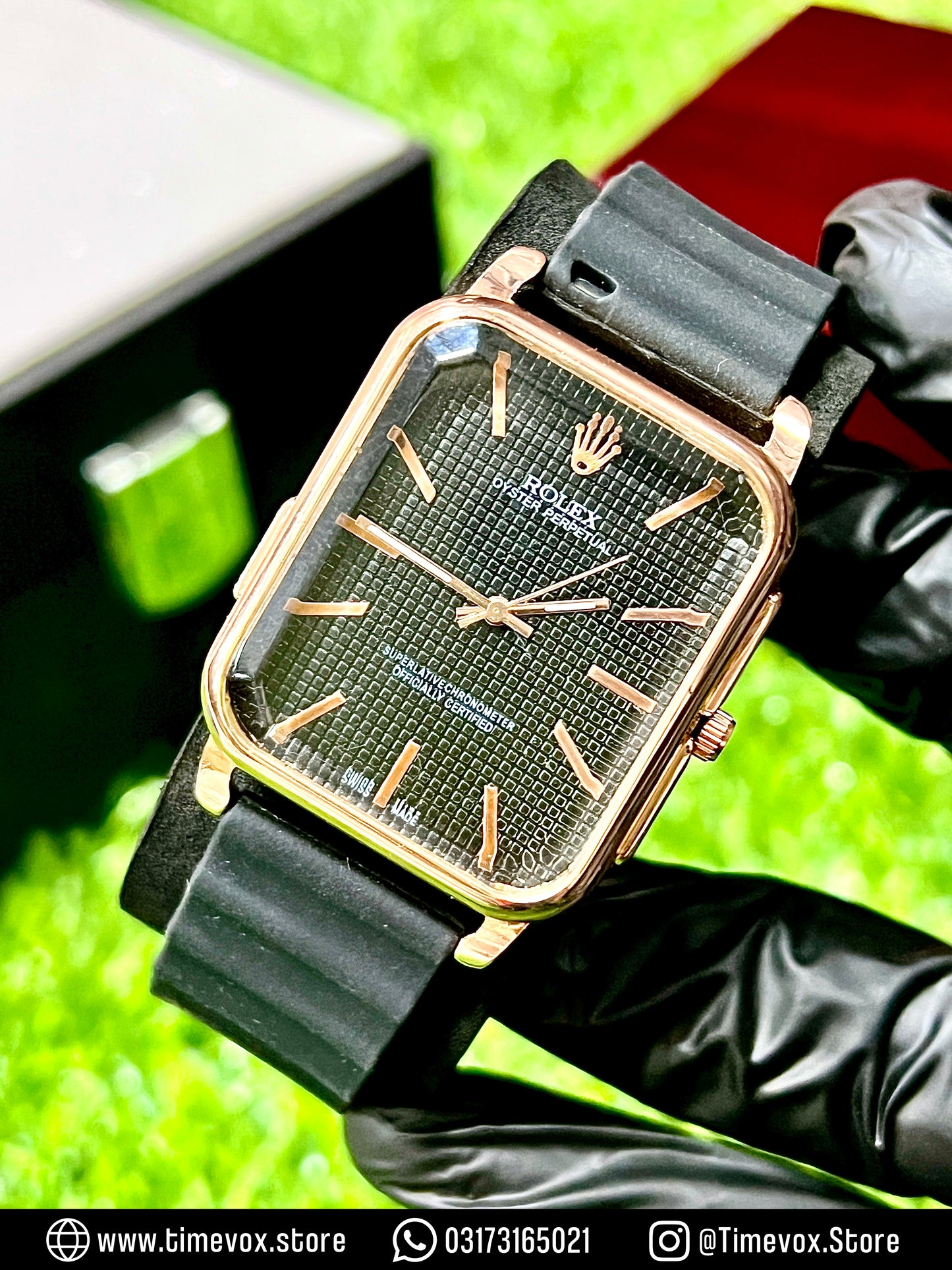 RLX RUBBER STRAP WATCH