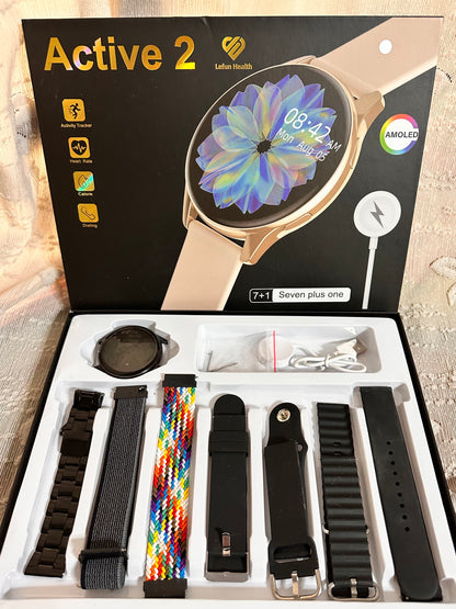 Active 2 Round Dial Smartwatch – 7in1