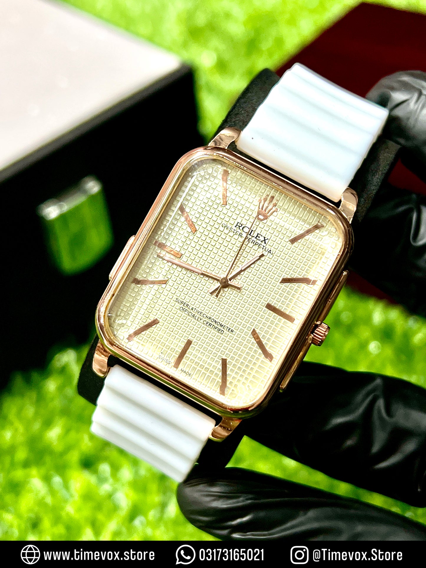 RLX RUBBER STRAP WATCH