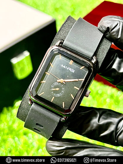 MARS RUBBER STRAP WATCH