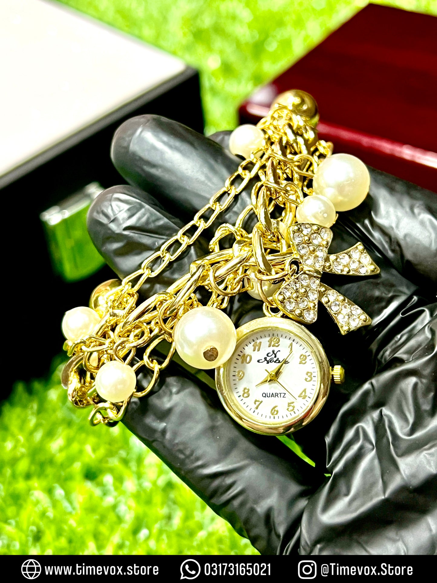 LADIES PEARL WATCH