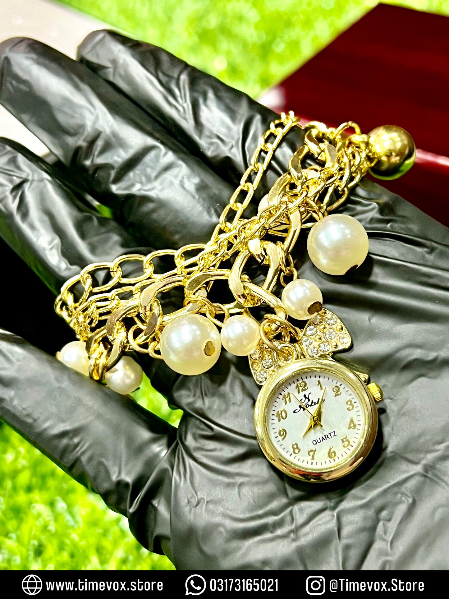 LADIES PEARL WATCH