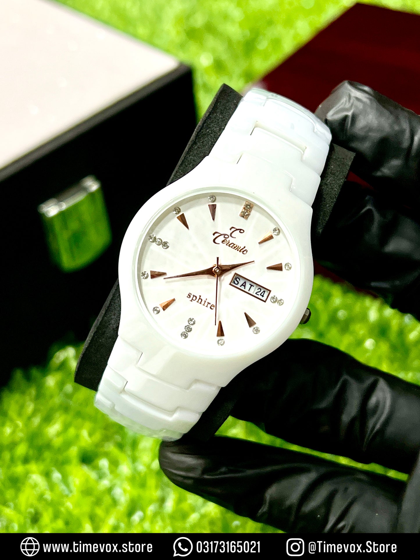 CERAMIC GENTS WATCH