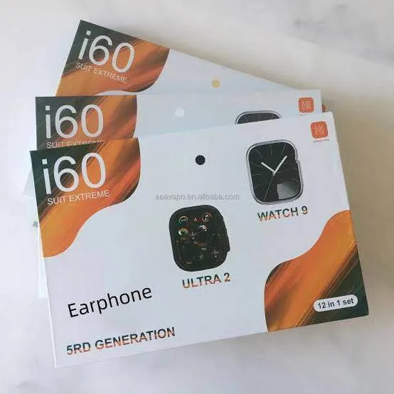 i60 Suit Extreme Hot 12 in 1 Set Smart Watch