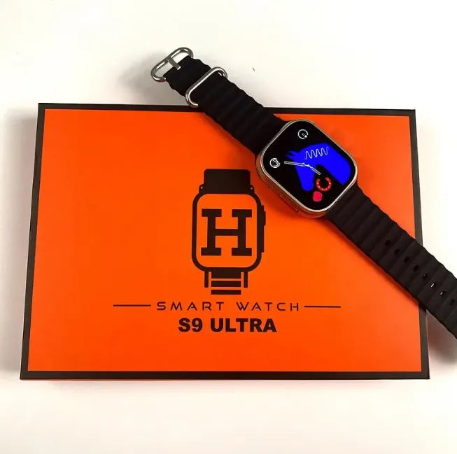 S9 Ultra Smart Watch - 3 Straps - 2.02" HD Big Screen Display