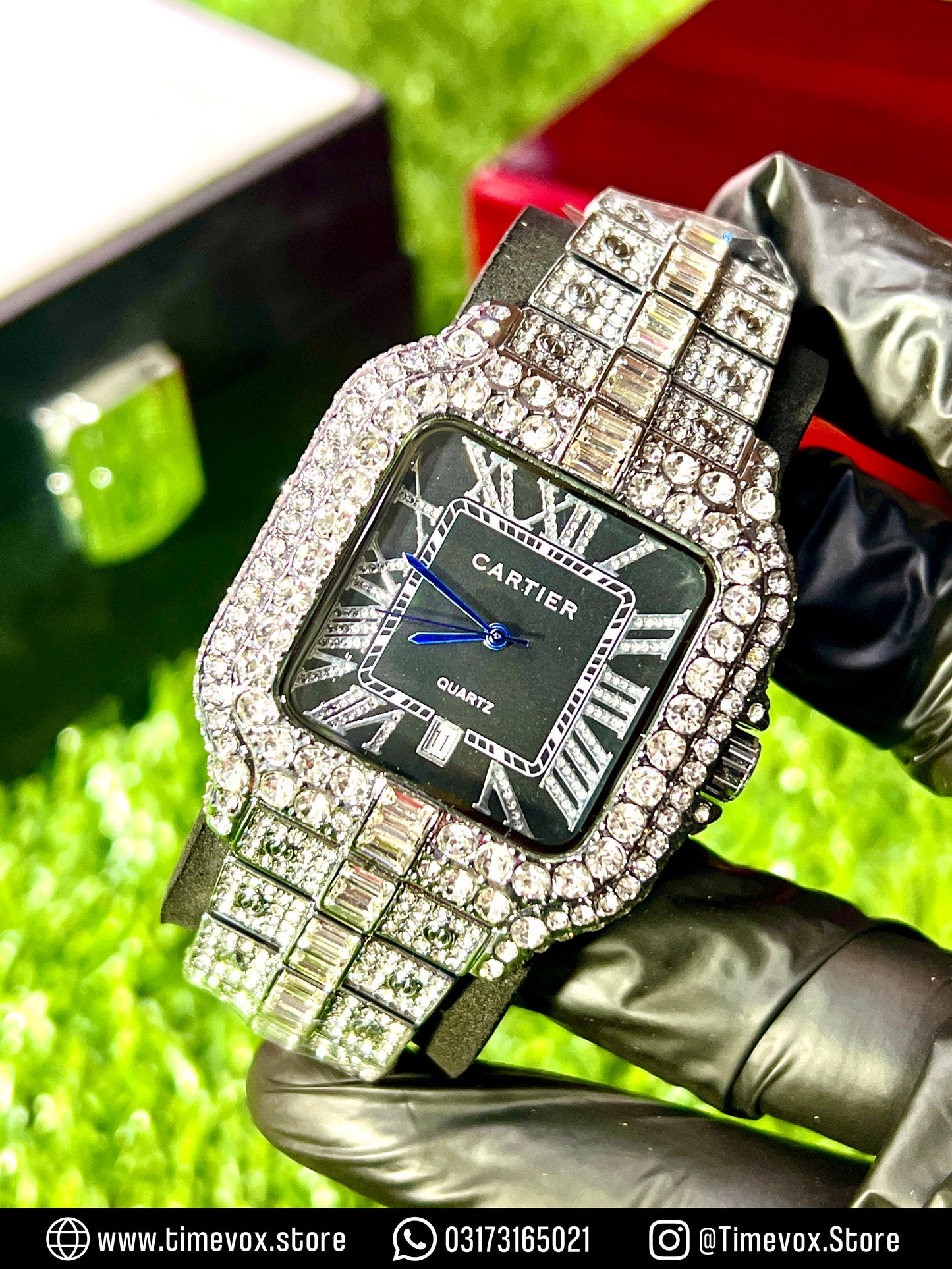 CARTIER GENTS FULL STONE