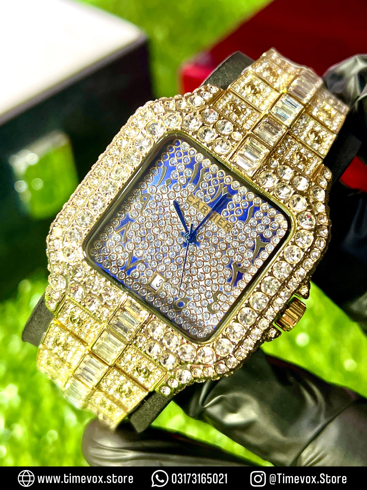 CARTIER GENTS FULL STONE