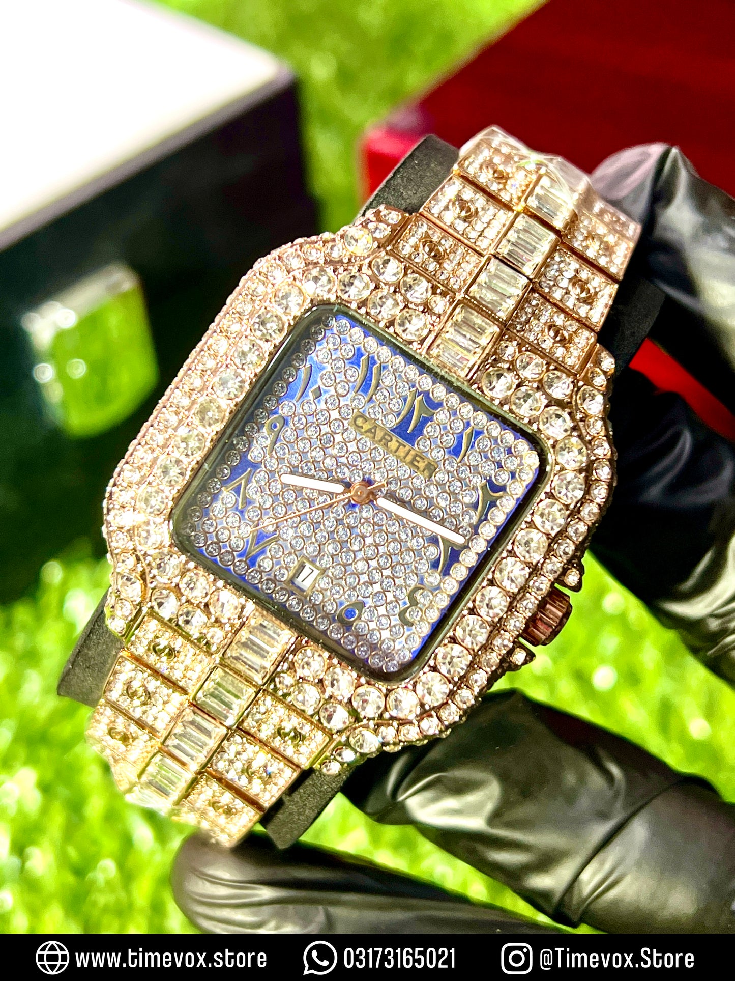 CARTIER GENTS FULL STONE