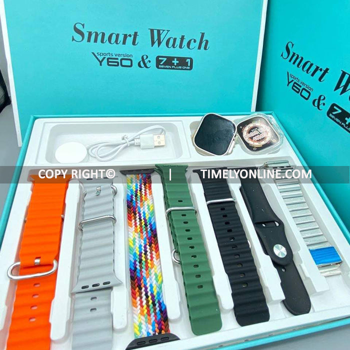 Timely's Y60 Ultra 8 in 1 Smartwatch